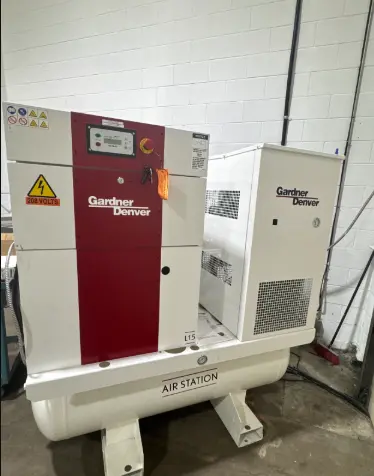 Used 2022 GARDNER DENVER DENVER L15-22C Rotary Screw & Sliding Vane Air Compressors Michigan US | STONE EQUIPMENT WAREHOUSE #1443406
