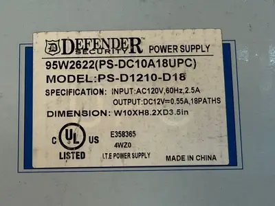 Defender PS-DC10A18UPC / PS-D1210-D18 Prof.pwr Distribuition Box (6.5.1)