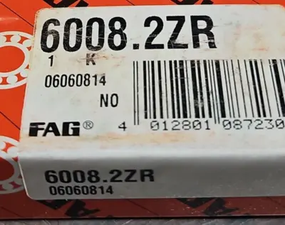 Fag 6008.2ZR Single Row Ball Bearing Loc6C5