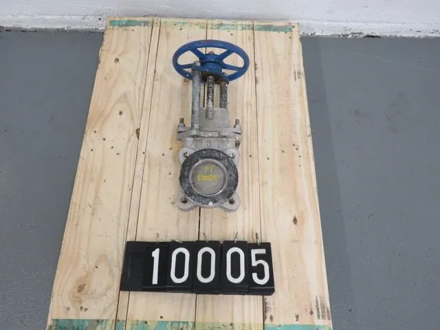 TL 3"-150 knife gate valve, hand wheel operated