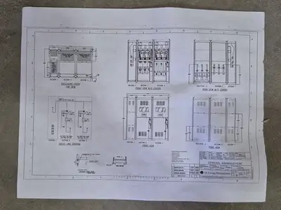Double Fused Interrupter Switch 5 kV, 4160 Volts & Conduit Cabinet