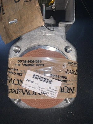 3" Fisher A41 Butterfly Valve with actuator and positioner New Storeroom Spare