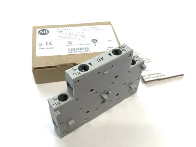 USED ALLEN BRADLEY SER. B AUXILIARY CONTACT, SIDE MOUNT, 1 NO, 1 NC