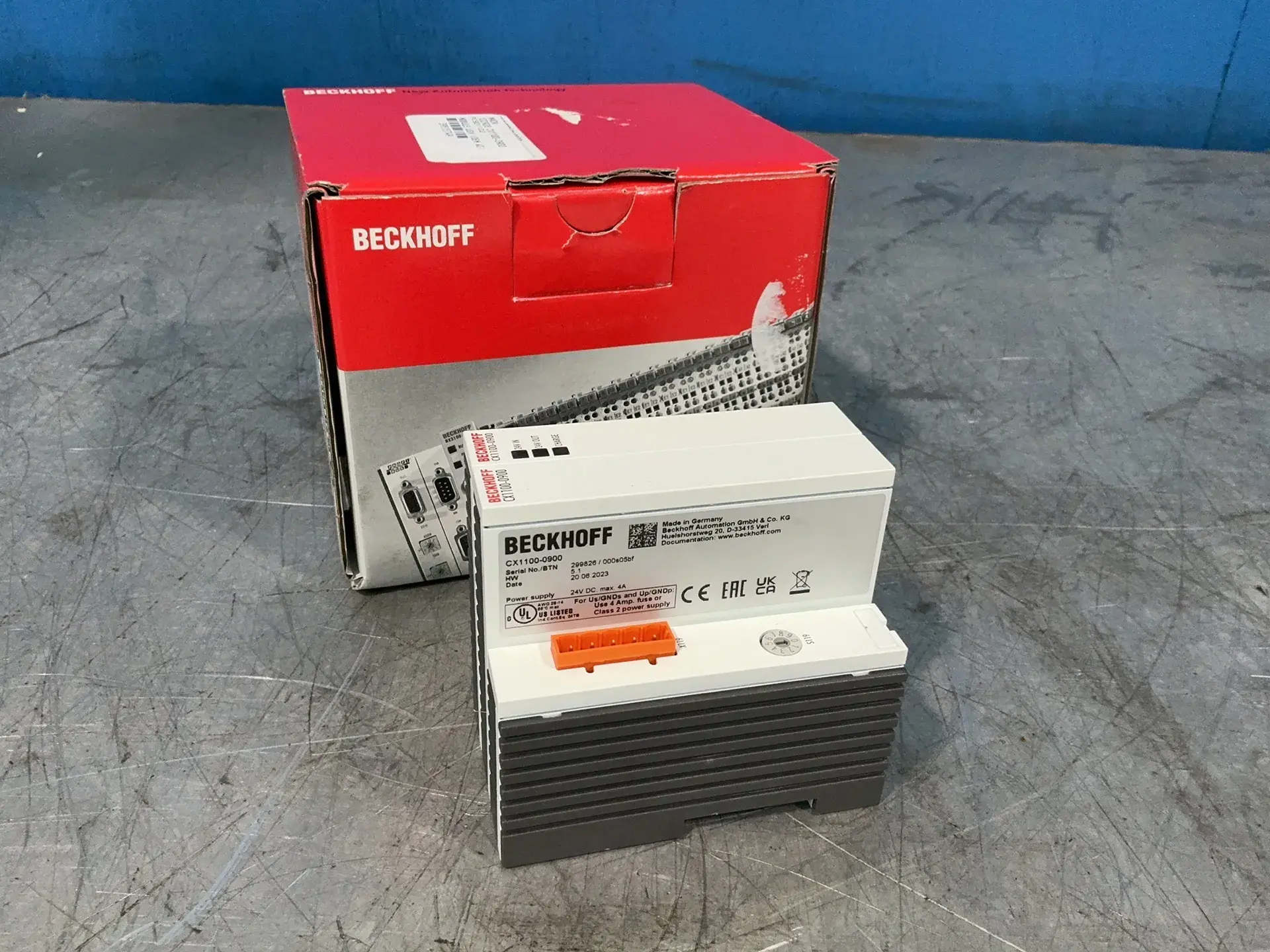 Used 2023 BECKHOFF CX11000900 PLC Power Supplies Ohio US | HGR 24 #1323844
