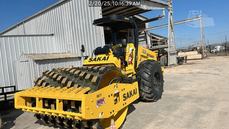 Used 2025 SAKAI SV544T Single Drum Rollers Texas US | National Equipment Dealers #1422681