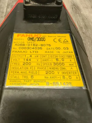 FANUC LTD. AM6/3000 Servo Motors | ESS Industrial Equipment Sales (8)