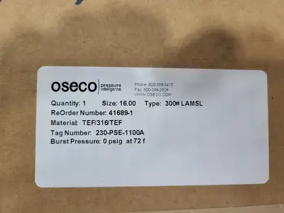 NEW OSECO E16-2358-05159