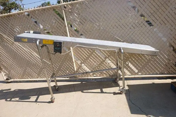 Conveyor, Chainbelt, 12" X 96", 304 S/st, Incline #S744131