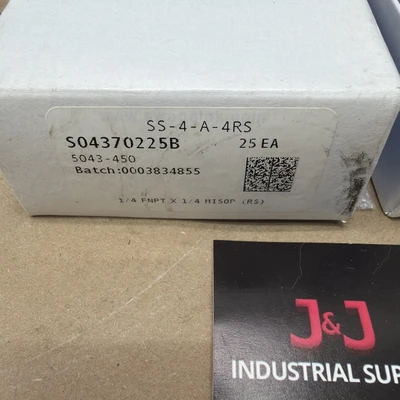 NEW Swagelok SS-4-A-4RS