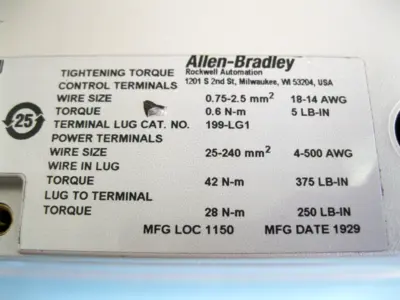 USED Allen-Bradley 150-F317NBD
