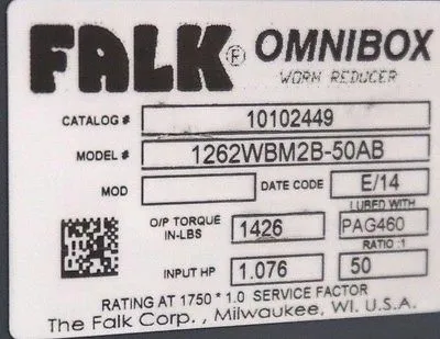 NEW FALK 1262WBM2B-50AB
