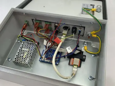 USED ARMBRUSTER ENGINEERING ELAM SOFTWARE SENSOR BOX, INTELLIGENT DATA INTERFACE