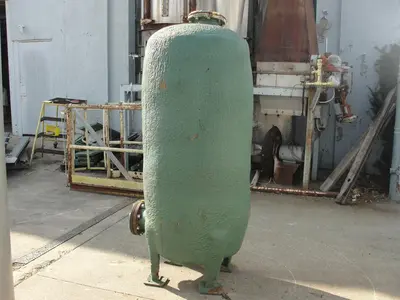 SPC4689  Tank 125 gallon vertical tank, Stainless Steel, dish