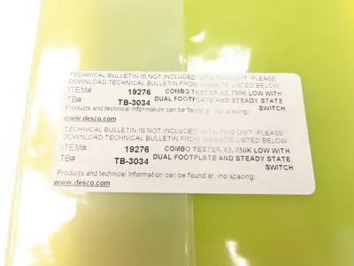 New | in-Stock DESCO _UNKNOWN_ Misc Electrical & Power Parts | Arrow Industrial #627842