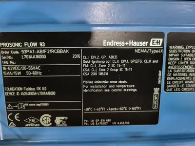 New | in-Stock ENDRESS-HAUSER 93P Parts (Hydraulics and Pneumatics) British Columbia CA | Lenmark #258529