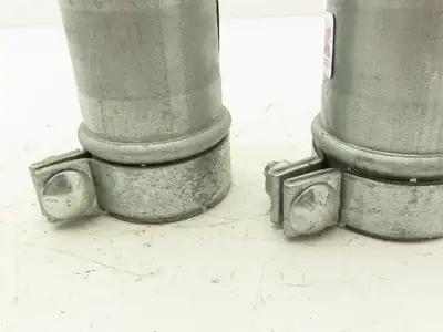 HP Metflo Instalok 2-1/2"x6" Galvanized Vacuum Coupling Lot of 2