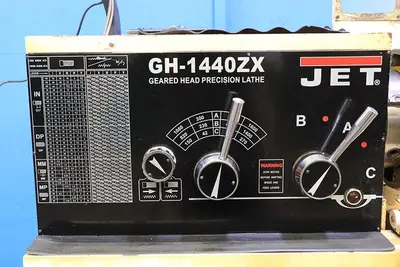14"/23" X 40" JET GAP BED ENGINE LATHE, MODEL GH-1440