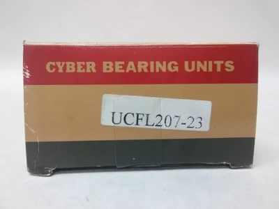 NEW CYBER BEARING UCFL207-23 Flange Bearing 1-7/16" Bore, 2-Bolt, Solid Base