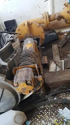 USED OILWELL SUPER 48 4.5X8 TRIPLEX WELL SERVICING REVERSING MUD PUMP