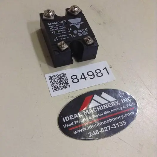 Used CARLO GAVAZZI RA4850-D12 Relays & Switches Michigan US | Ideal Machinery #574884