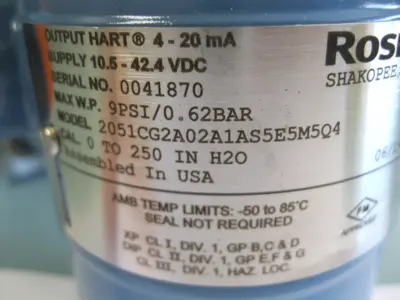NEW Rosemount 2051CG2A02A1AS5E5M5Q4