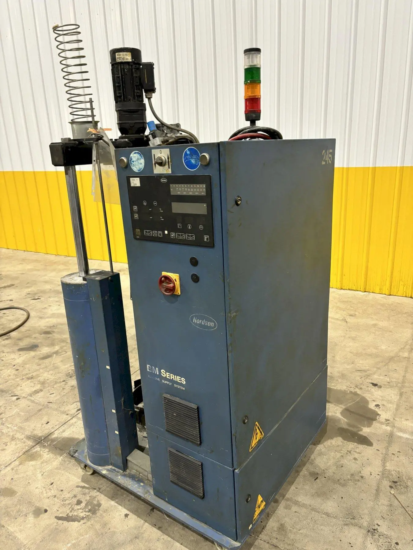 NORDSON MODEL #BM-20 RESIN TRANSFER & ADHESIVE  GLUE MELTING SUPPLY SYSTEM: STOCK #21053
