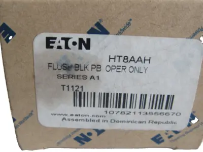 NEW EATON HT8AAH PUSH BUTTON SWITCH