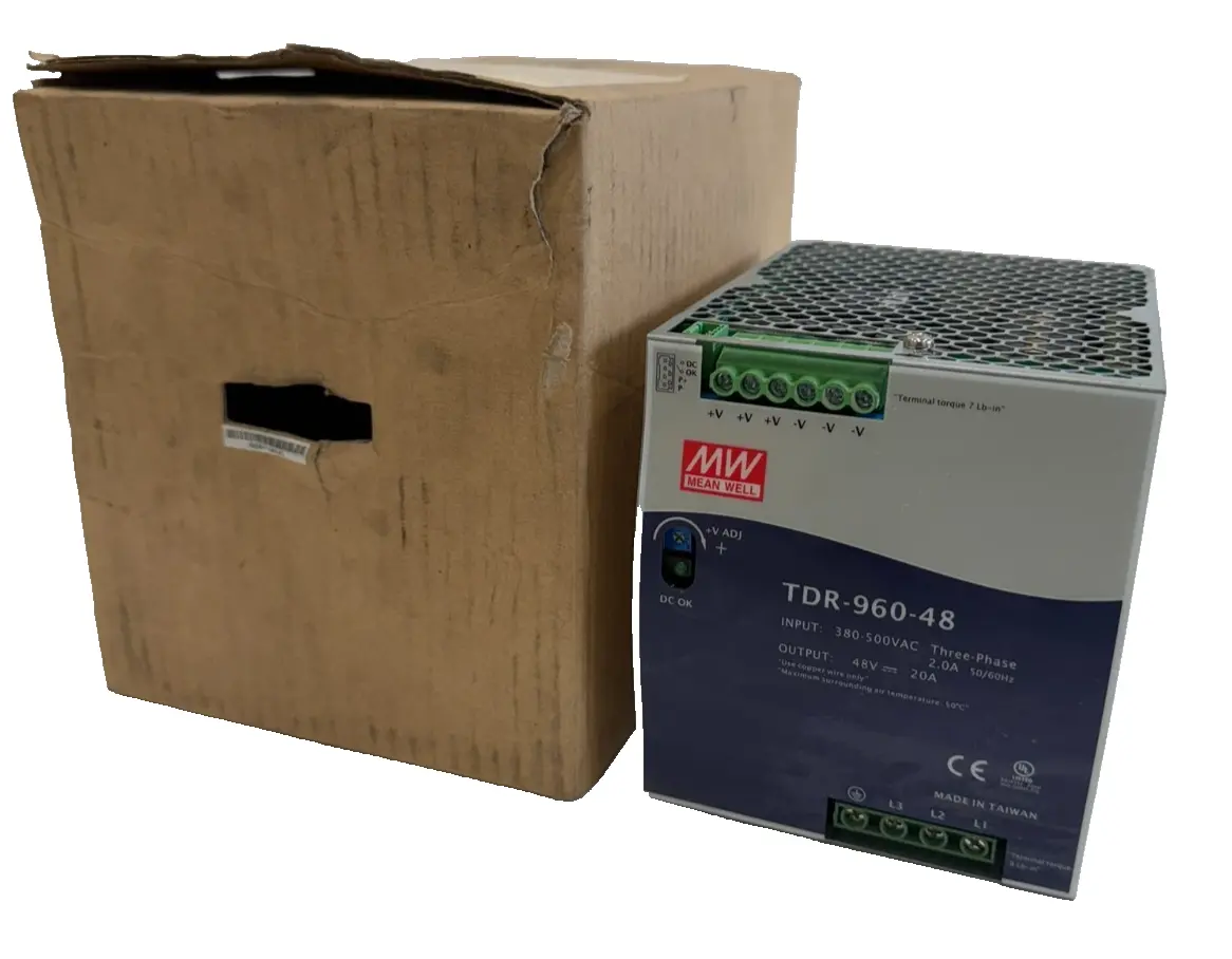 NEW MEAN WELL TDR-960-48 POWER SUPPLY TDR96048