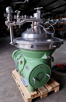 Westfalia SB 80-47-076 hermetic clarifier centrifuge, 316SS.
