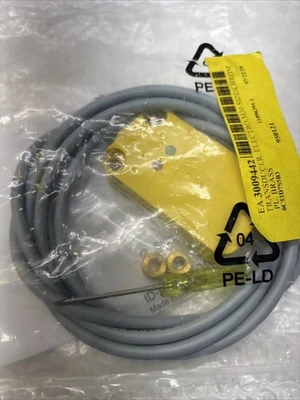 ** NEW IN FACTORY BAG Cable Cordset TRANSDUCER ELECTROM;M30 9501210# PL BRASS#