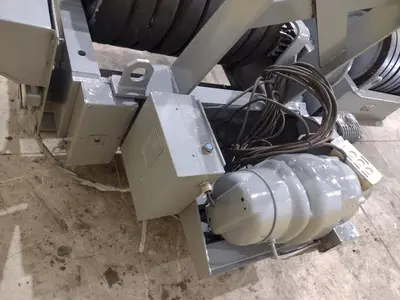 120 TON (240,000 LBS) RANSOME PANDJIRIS POWERED TANK TURNING ROLLS, POWER & IDLER: STOCK #23143