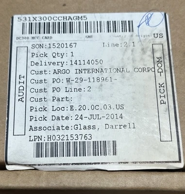 NEW GENERAL ELECTRIC 531X300CCHAGM5