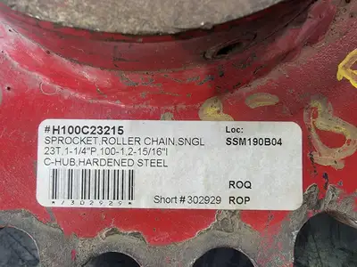Roller Chain Sprocket No. H100C23215