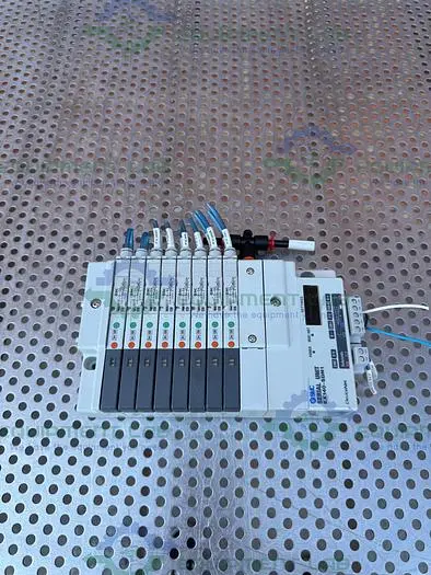 Used SMC EX-140-SDN1 INTERFACE SERIAL UNIT W/ LOT OF 8 SQ1A31Y-5-C4 SOLENOID VALVE Valves/Fittings California US | Equipment Lab #485793