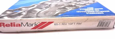 NEW RELIAMARK 60-1 RIV 10' ROLLER CHAIN 601