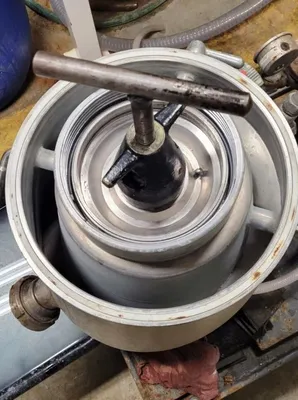 Westfalia SA 1-02-175 pilot plant separator, 316SS.