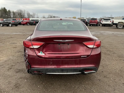 Used 2015 CHRYSLER 200 Cars Michigan US | Miedema Asset Management Group #1315964