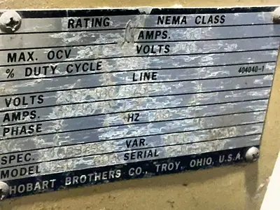 Used HOBART HSC60A Welding Machinery (Other) Ohio US | HGR 24 #1503649
