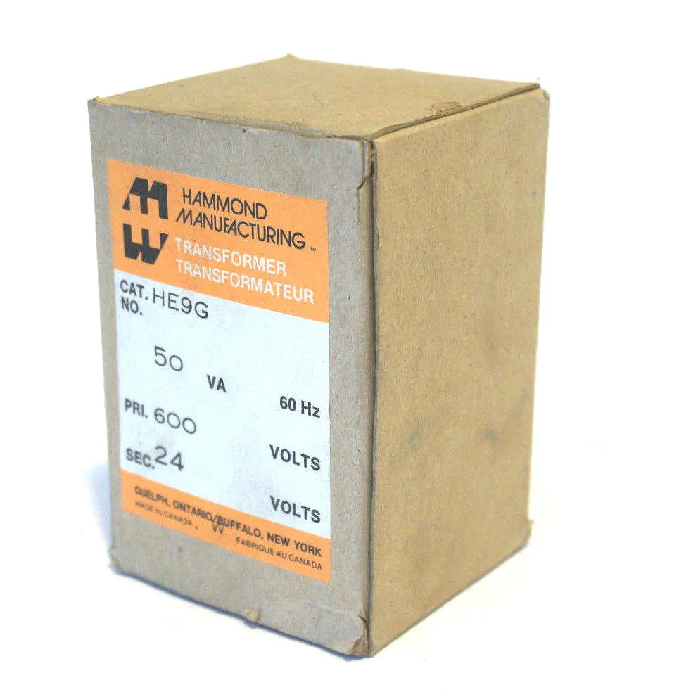 NEW HAMMOND MANUFACTURING HE9G TRANSFORMER