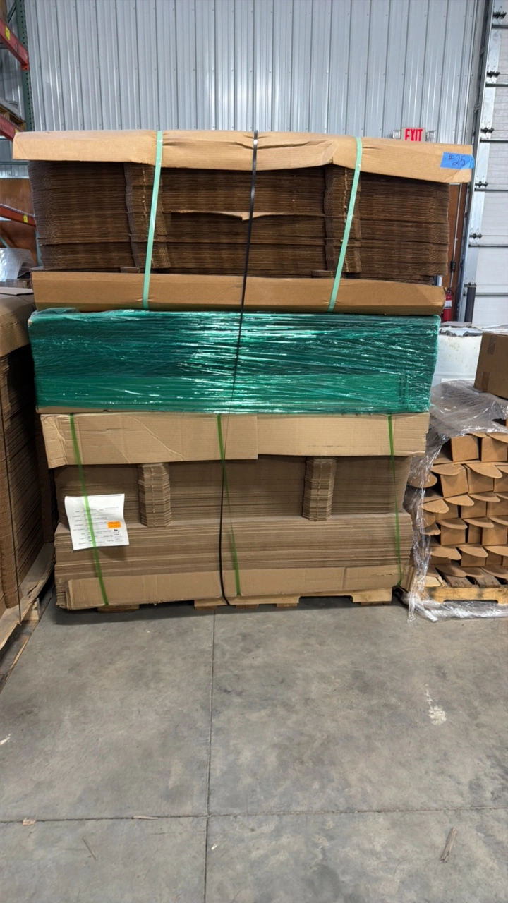 Pallet of boxes size 46"x 4"x 4" - approximately 1,250