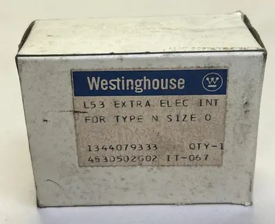 New | in-Stock WESTINGHOUSE 453D502G02 Miscellaneous Equipment (Electrical & Power) | Surplus Asset Holdings #1199883