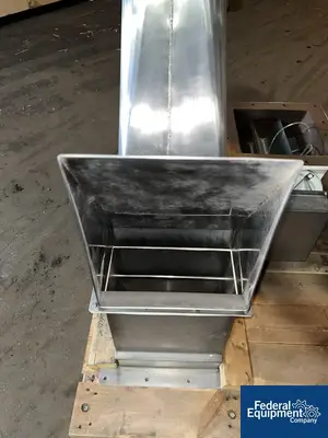 USED SEMCO Semco Rotary Airlock, C/S, 12" x 12", with S/S Chute
