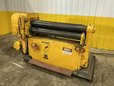 48" x 5/16" WYSONG MODEL #D-48 POWERED PLATE BENDING ROLL: YOBRO #24998