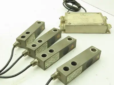 HBM BLC-1.25K  3750 Lb Load Cell for Industrial Floor Scale 15000 Lb  Set of 4