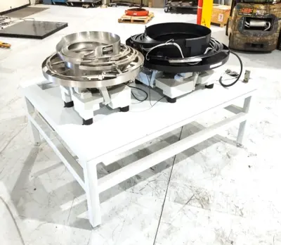 USED AUTOMATION FEED SYSTEMS VIBRATORY FEEDER BOWLS, 16002-1