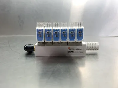 SMC (1)SYJ3240-5MNZ-Q/(5)SYJ314-5MNZ-Q Solenoid Valve Manifold. 6D-2