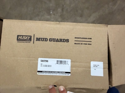 Used HUSKEY NO DRILL MUD GUARD SET 2020-2024 SIERRA 2500 & 3500 Automotive Parts Michigan US | Miedema Asset Management Group #1334713