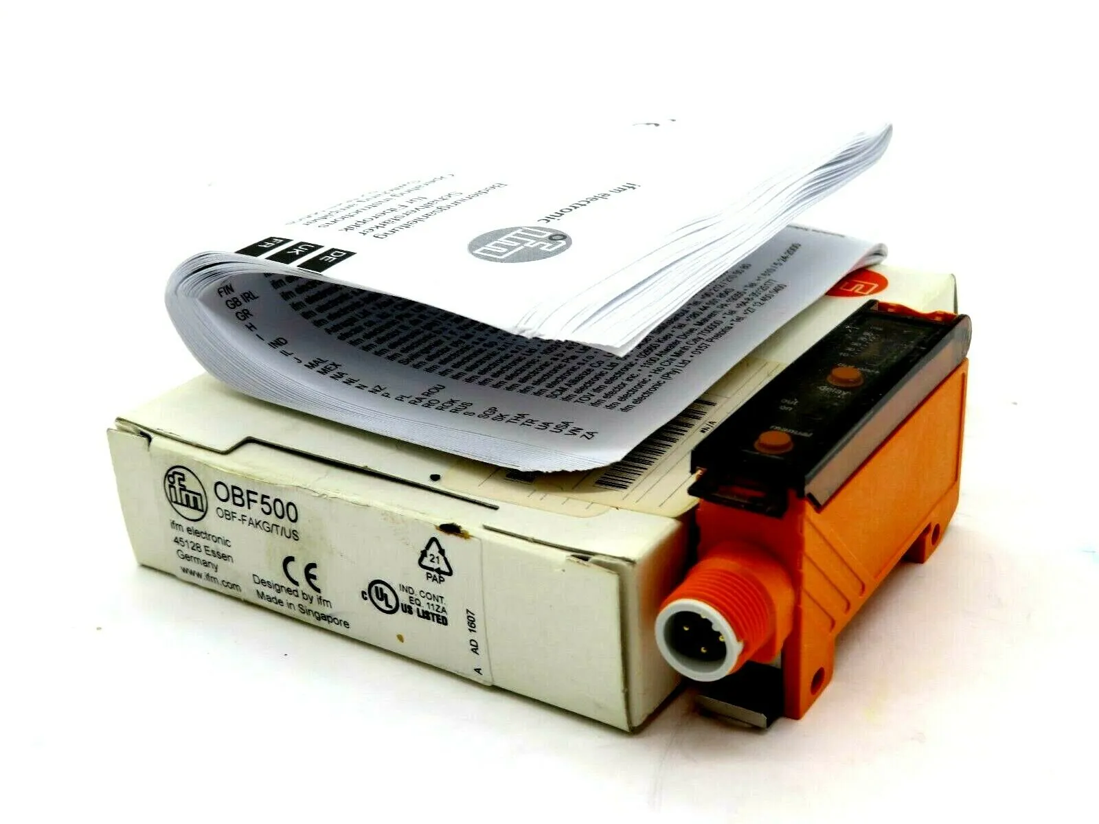 NEW IFM OBF-FAKG/T/US-OBF500 FIBER-OPTIC AMPLIFIER OBFFAKGTUSOBF500