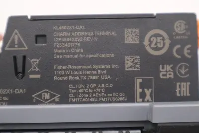 Emerson DeltaV KL4201X1-BA1 CHARM BASEPLATE USED UNIT STOCK 2915A