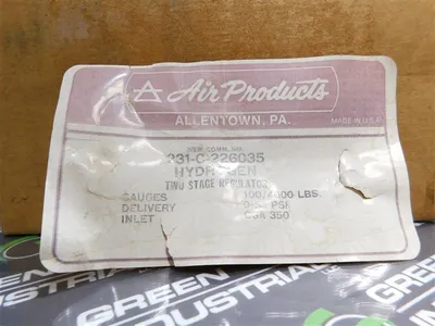 Air Products Model 231-C-226035 Pipeline Station Nitrogen Regulator Used